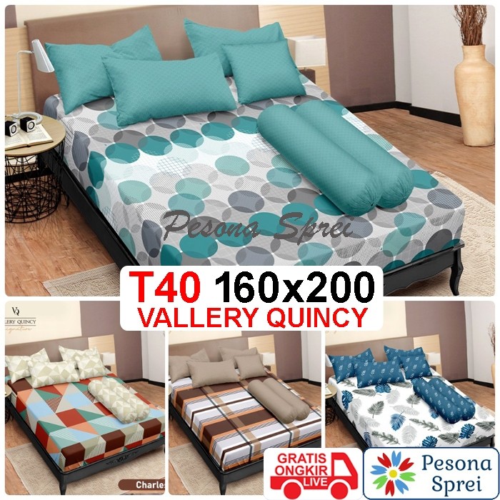 SPREI VALLERY 160x200 TINGGI 40 / SPREI VALLERY QUEEN / SPREI VALLERY SIGNATURE 160x200
