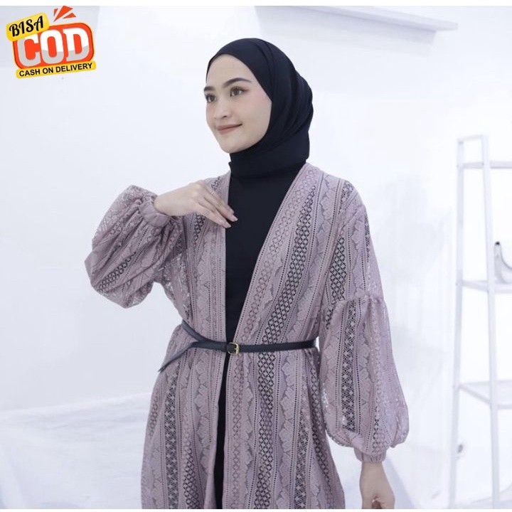 CARDIGAN BURKAT TERBARU KARDIGAN BURKAT LENGAN BALON OUTER BRUKAT PREMIUM ATASAN BRUKAT CARDIGAN BRO