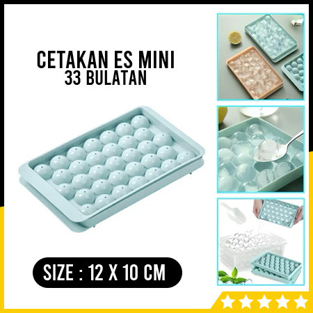 Cetakan Es Batu Jelly Puding Bulat Mini 33 Bulat