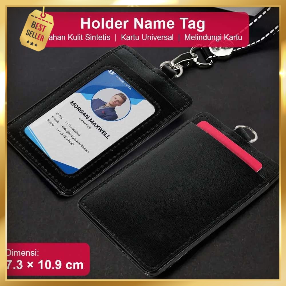 

Kantung Badge Holder Name Tag Kartu ID Debit Credit Card - 610