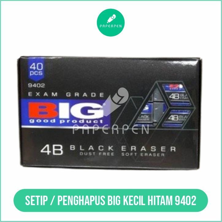 

[S_ATK] Setip / Penghapus Big Kecil Hitam 9402