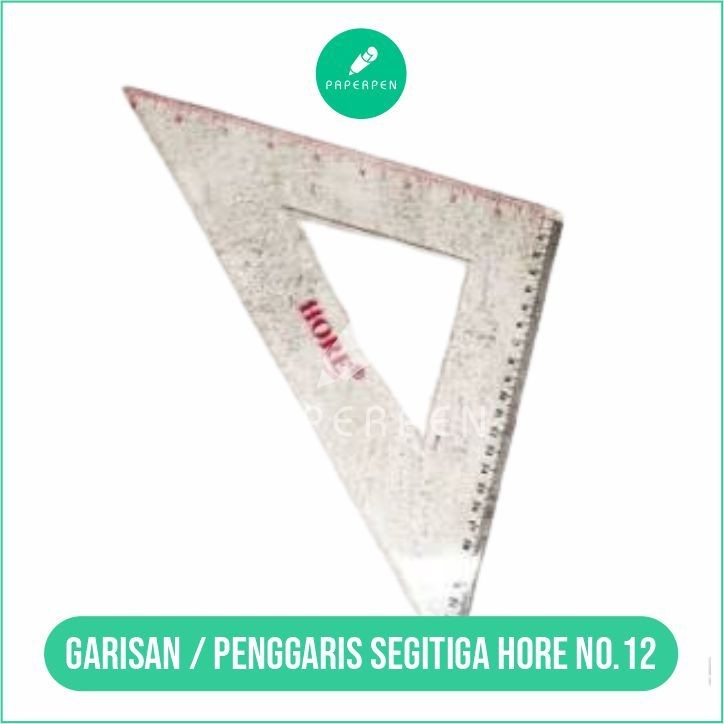 

[CCATK] Garisan / Penggaris Segitiga Hore No.12