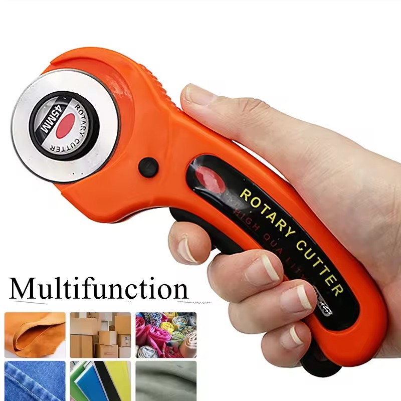 

COD Pemotong putar kain 45mm Alat Pemotong Kulit Kerajinan Kulit Kain Lingkaran DIY