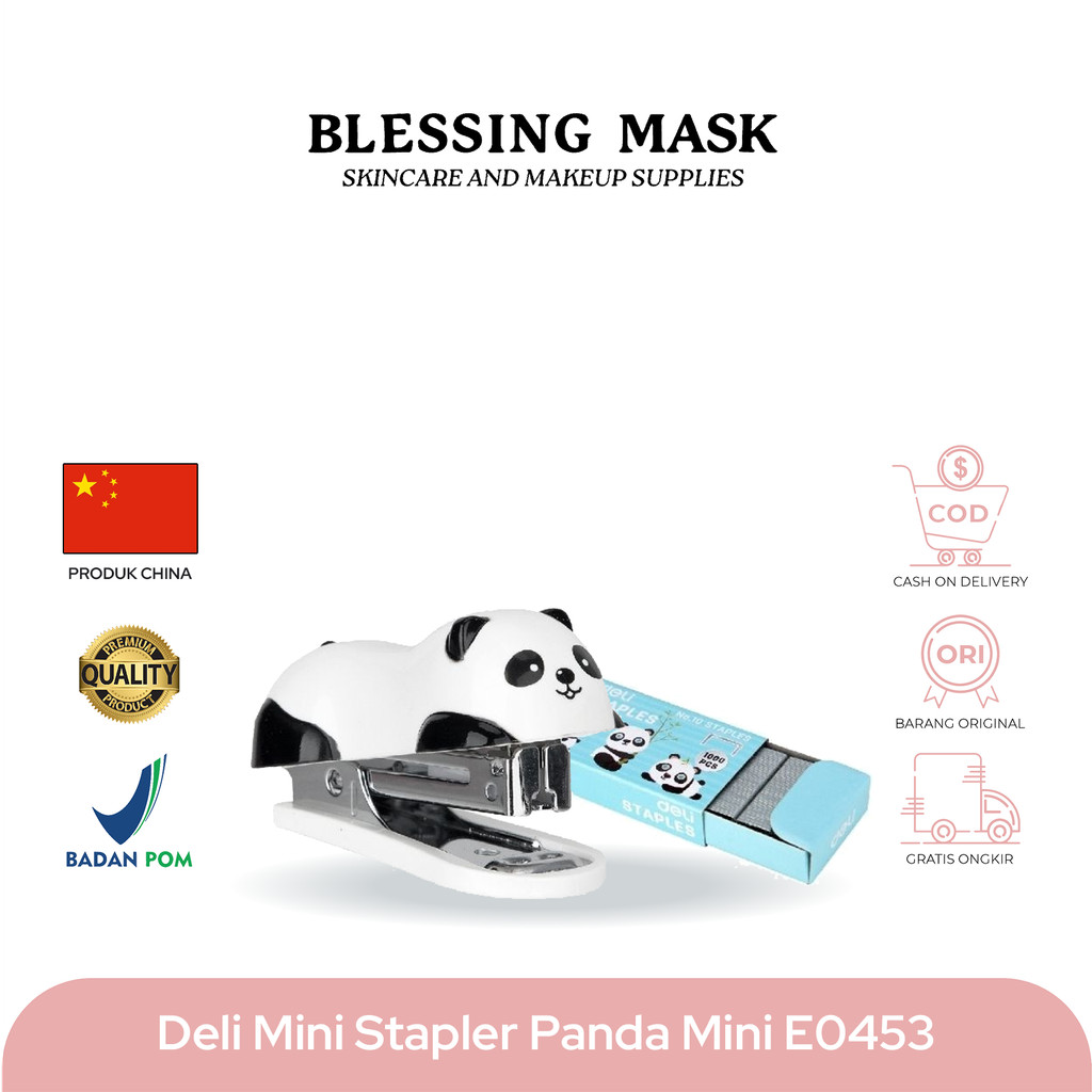

Deli mini stapler / staples lucu anak kecil 0453 Staples Sekolah Mini #10 E0453 - Blessingmask ACC