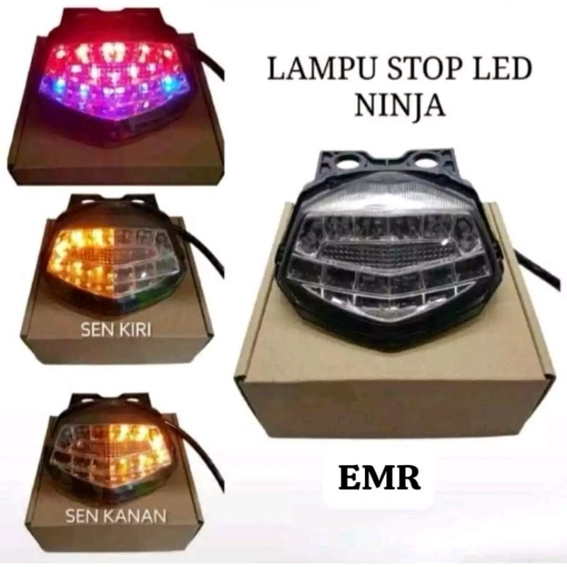 lampu stop led ninja 150 stoplamp ninja 250 karbu ninja rr motor