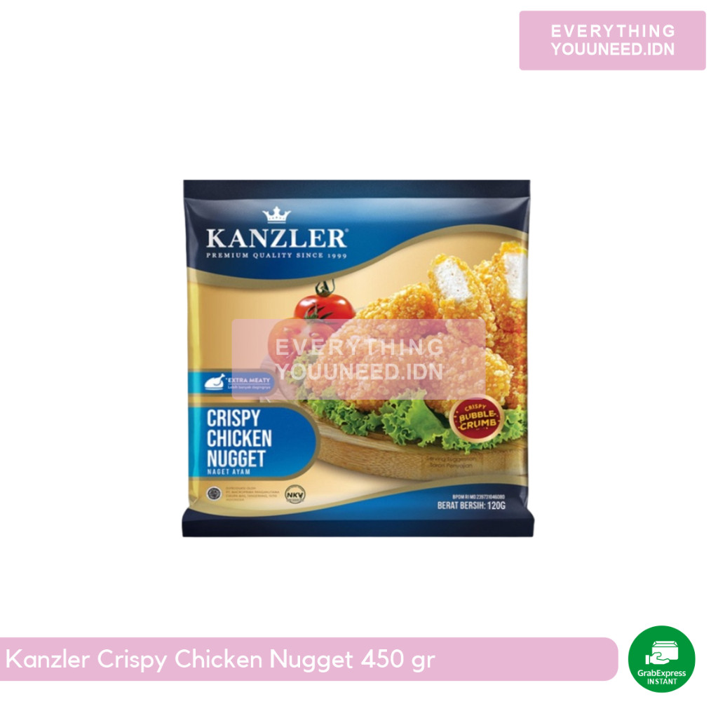 

Kanzler Crispy Chicken Nugget 450gr [ KHUSUS SUMBAR ]
