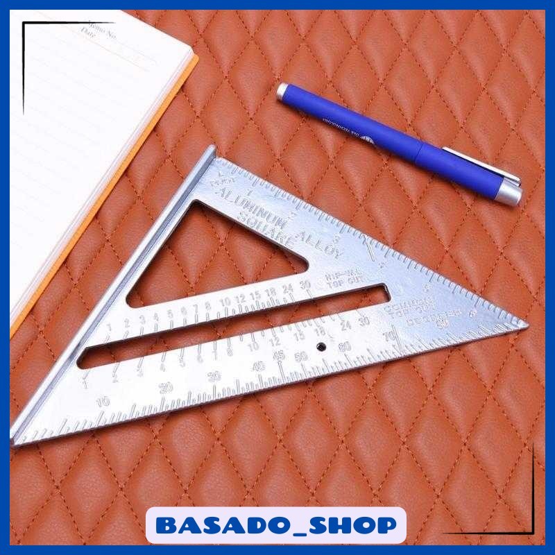 

Taffware Penggaris Siku Mistar Triangle Ruler Aluminium Alloy - VK18