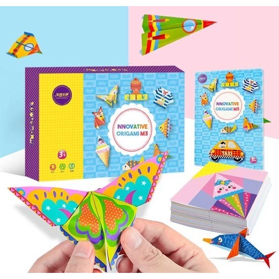 

best -folding character m7 origami paper edukasi kreatifitas anak