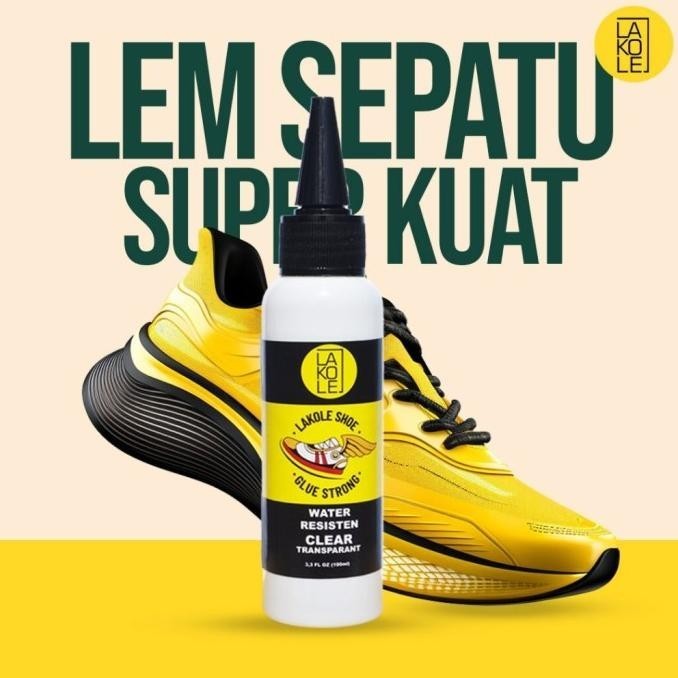 

Lem Sepatu Super Kuat Bening(Transparant) Lakole 100Ml Original EG
