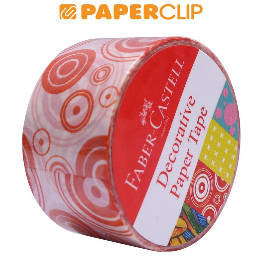 

DECORATION TAPE / MASKING TAPE FABER CASTELL 309003 RED CIRCLE