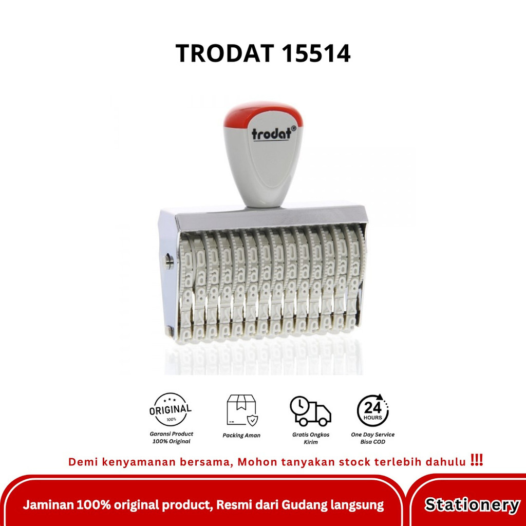 

TRODAT STEMPEL 14 DIGIT 15514 5MM