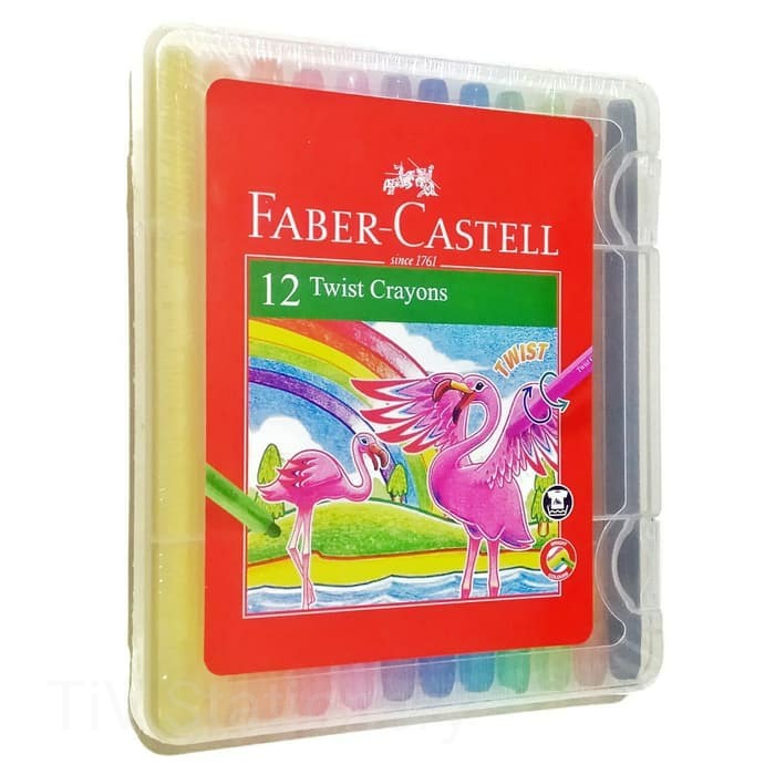 

Faber Castell Twist Crayon Krayon Putar 12 Warna