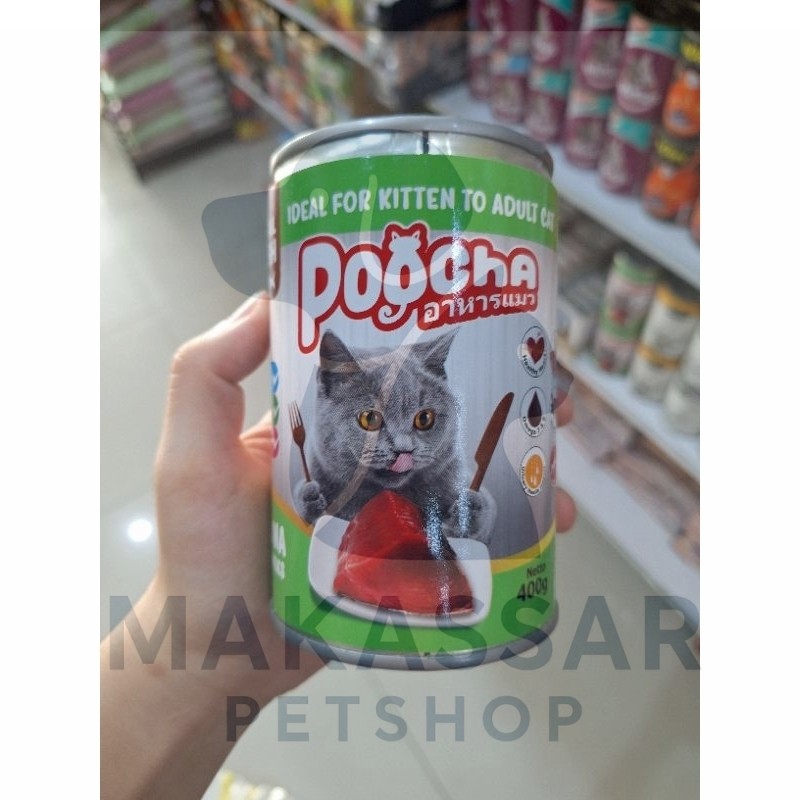 

POOCHA Kaleng Weet Food 400gr / Makanan kucing Basah