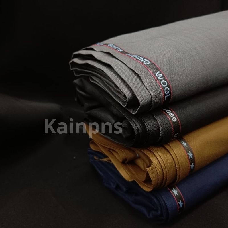 kain pemda khaki pns premium setelan baju dinas PEMDA PDH ASN PNS semi wool katun