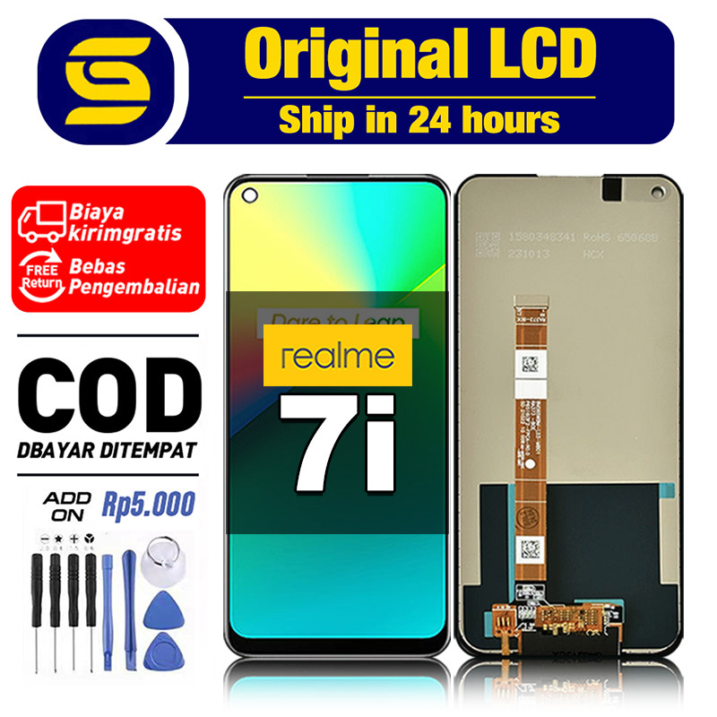 LCD REALME 7i Original 100% Fullset hp Touchscreen asli New Free shipping COD