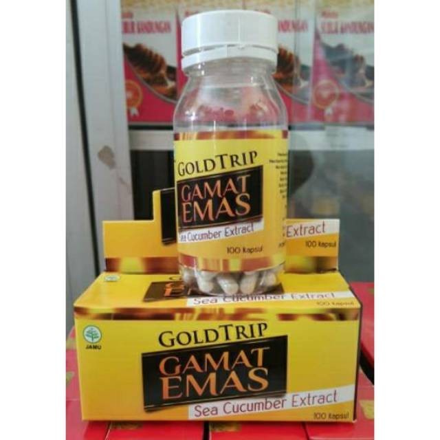 Gamat Emas Gold Trip Kapsul Jelly Gamat Emas Goldtrip Sea Cucumber Extract