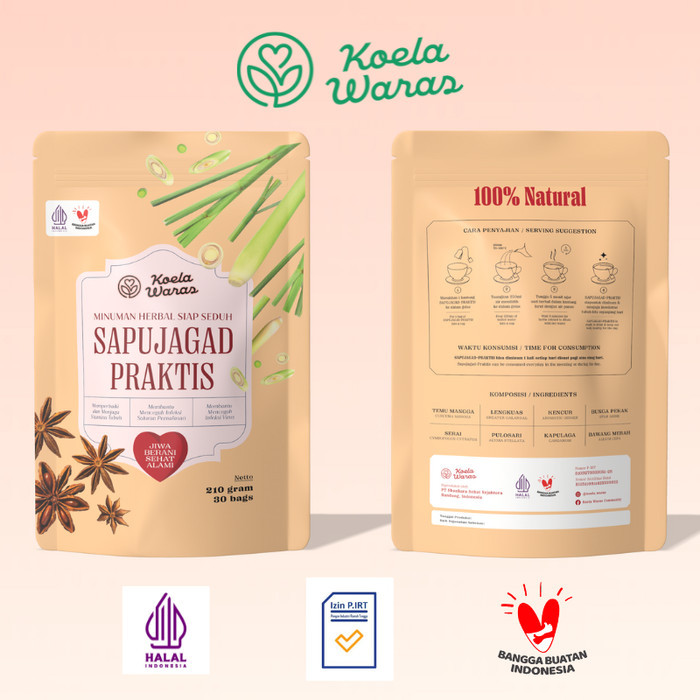 

Koela Waras - Sapujagad Praktis 30 kantung, 210gr