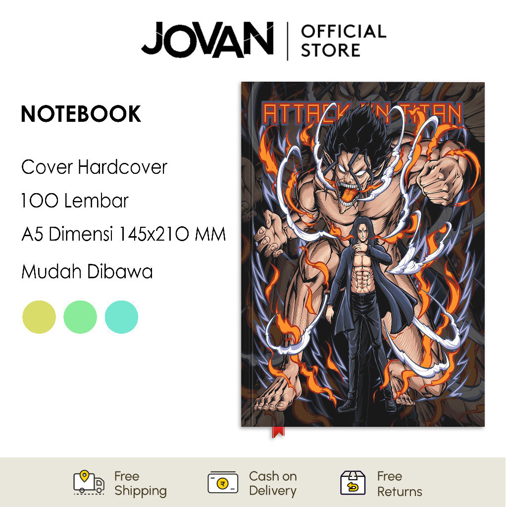 

Notebook Hardcover Custom Attack On Titan 12 Buku Tulis Catatan Note Agenda Planner Jurnal Diary Notebook Anime