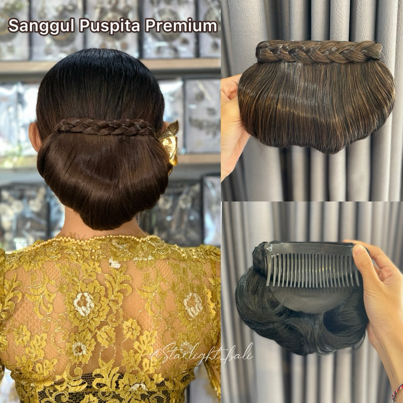 ORIGINAL Sanggul Kepang / Sanggul PUSPITA/Sanggul Modern/Sanggul Sirkam fd-0