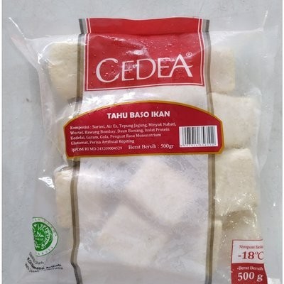 

Cedea Tahu Bakso Ikan 500gr