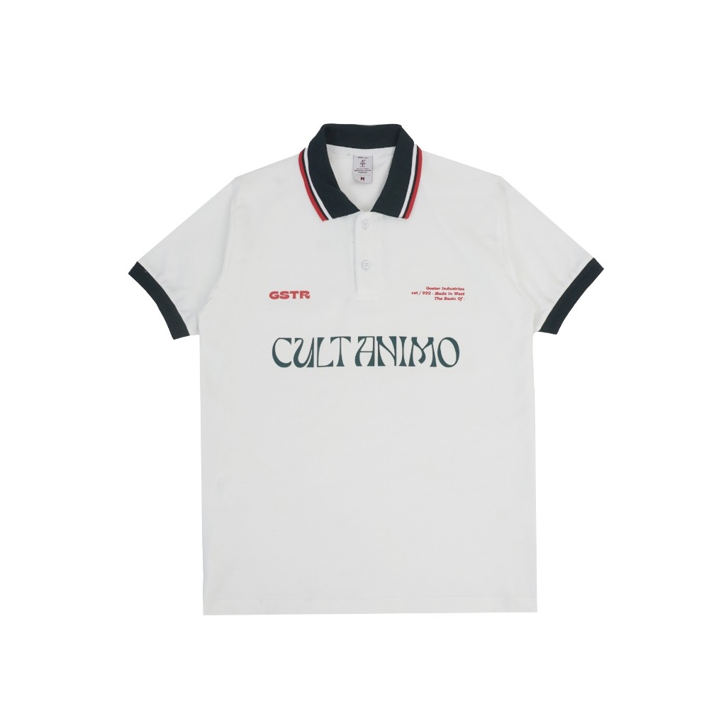 Goster Polo Shirt - Emerald Off White Green