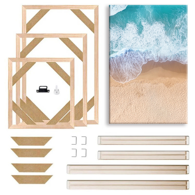 

30x40 40x50 60x90cm Canvas Frame Wooden Frames Wooden Photo Oil Painting Canvas Diamond Painting Frames Canvas Wood Wall Frame