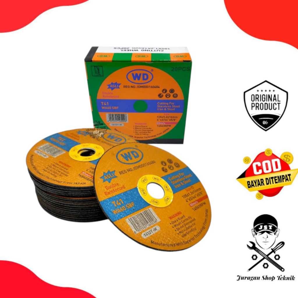 BATU GERINDA POTONG WD 4 INCH ORIGINAL 1KOTAK