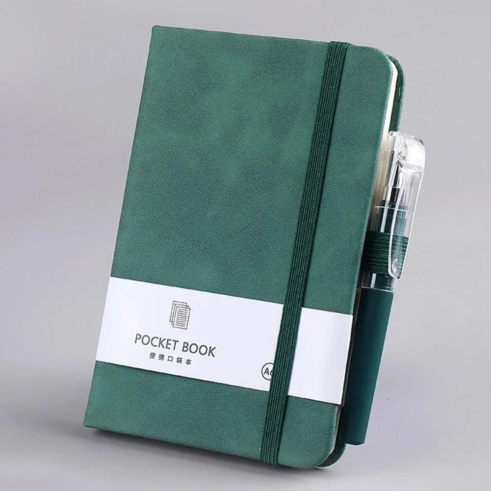 

A6 Pocket Notebooks With Pen 200 Pages Leather Notepads Teacher Gift Planning Notebook And Journals School Supplies Stationery