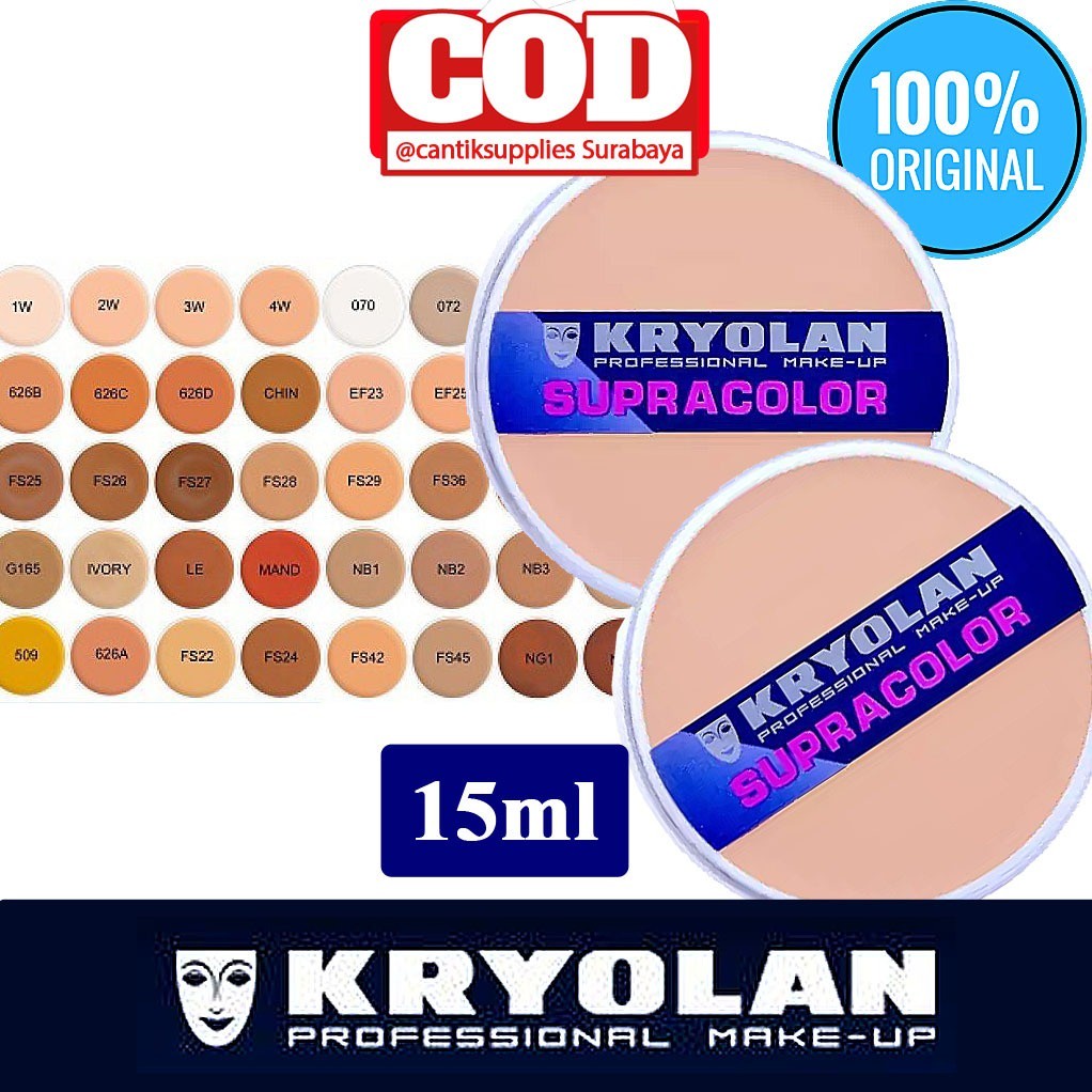 LCK - Kryolan Supracolor Foundation Original 15gr / Foundation Kryolan / Supra Foundation