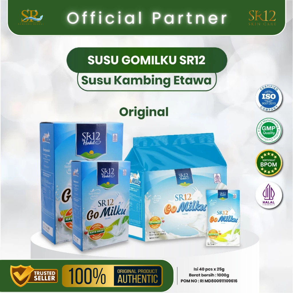 

Susu Etawa Gomilku SR12 Herbal - Go Milku Susu Bubuk Kambing Premium - Goat Milk Tidak Bau Prengus