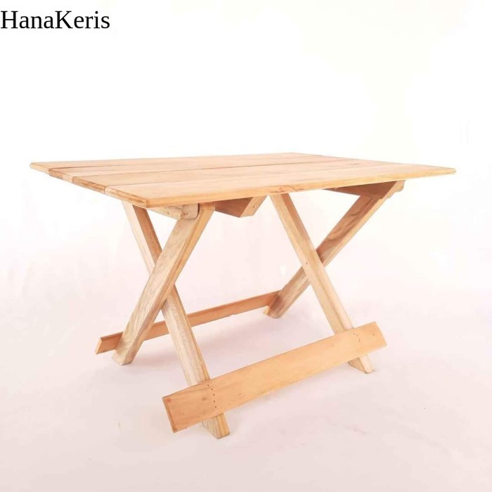 MEJA NGAJI BELAJAR MEJA LIPAT KAYU JATI - Mentahan SG2