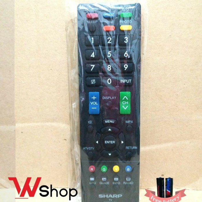REMOT TV LCD LED SHARP AQUOS HDMI ORIGINAL