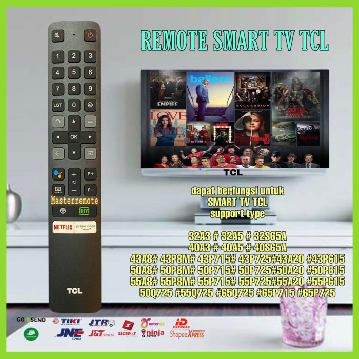 REMOT REMOTE SMART TV TCL RC901V PRIME VIDEO