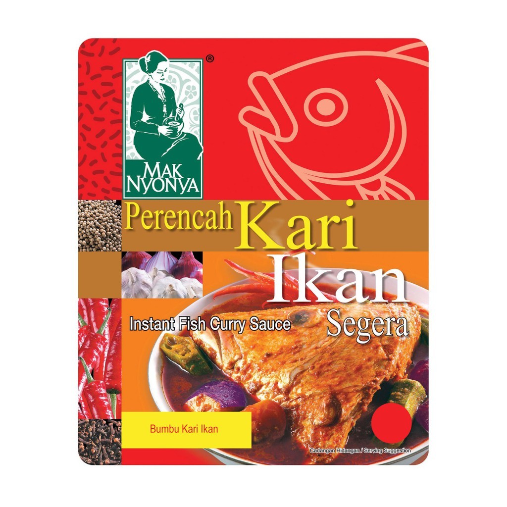 

Bumbu Mak Nyonya Kari lkan 100 gr - Fish Curry Sauce
