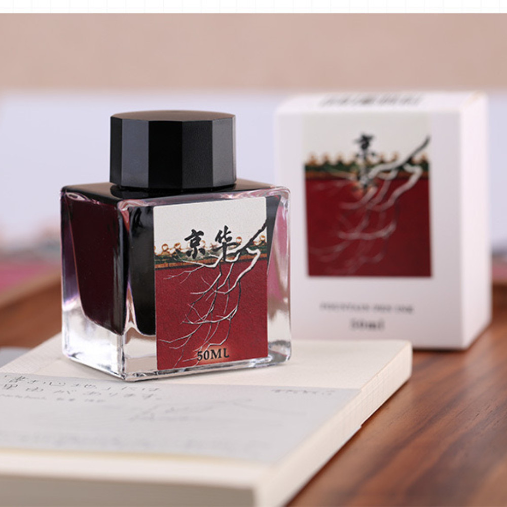 

MAJOHN Fountain Pen Ink Cartridge Refill Glass Bottled Pens Ink 50ml Fountain Pen Ink Office School Supplies Stationery