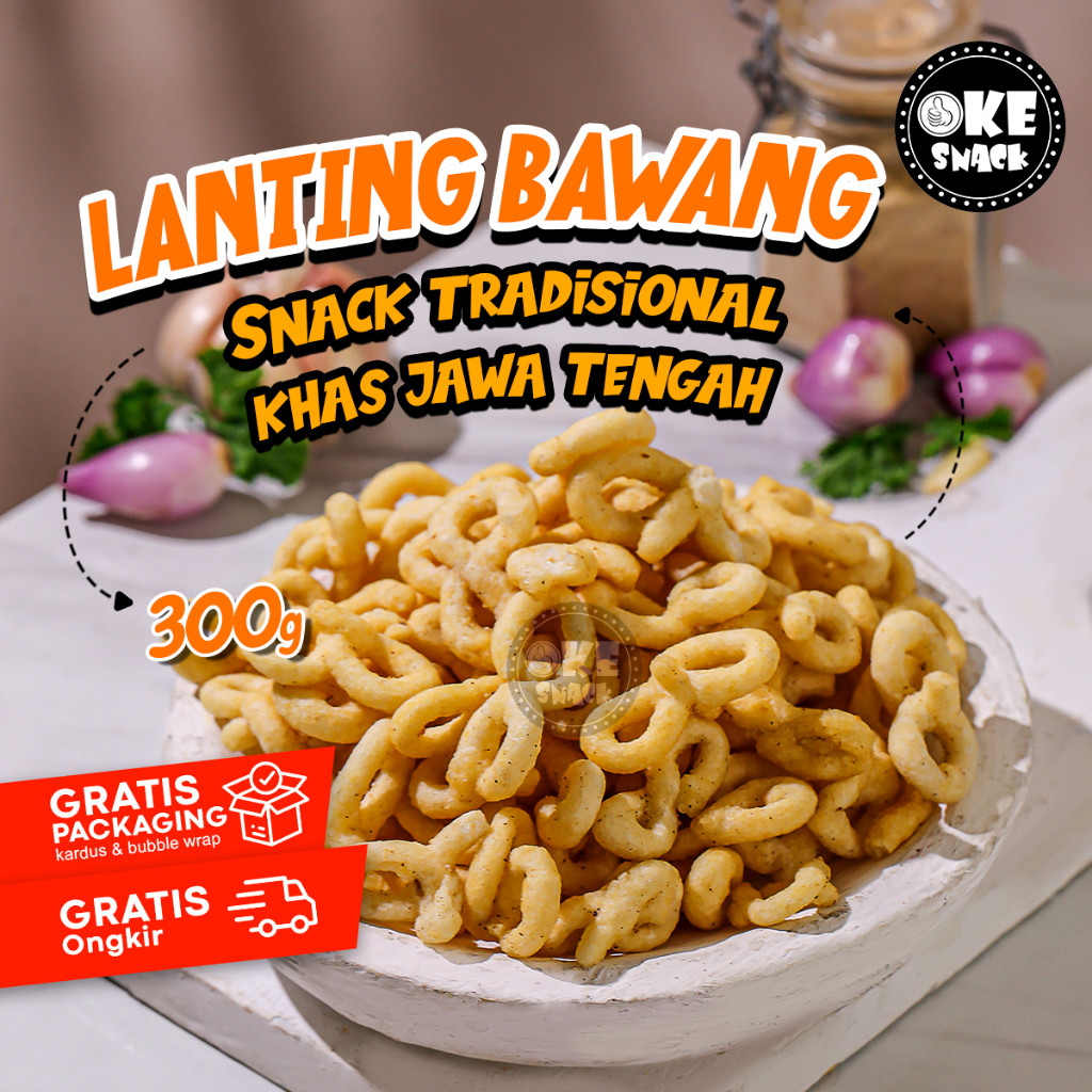 

Lanting Kebumen Bawang Pedas Manis 300-200 Gram