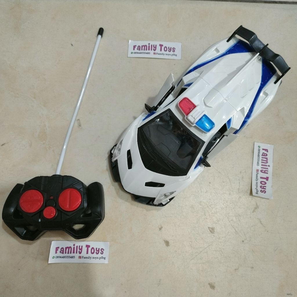 Mobil Polisi Sedan RC Remot kontrol