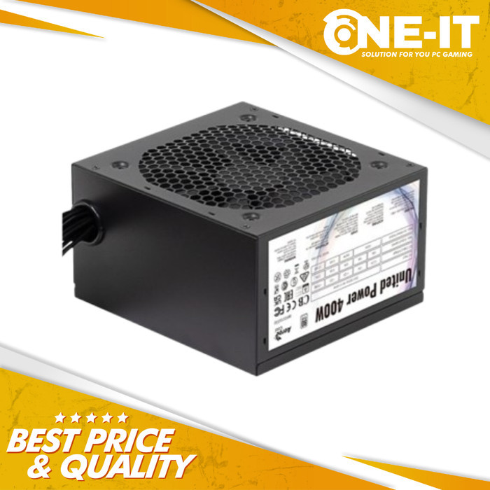 PSU AEROCOOL United Power 400W 80 Plus White ATX PSU