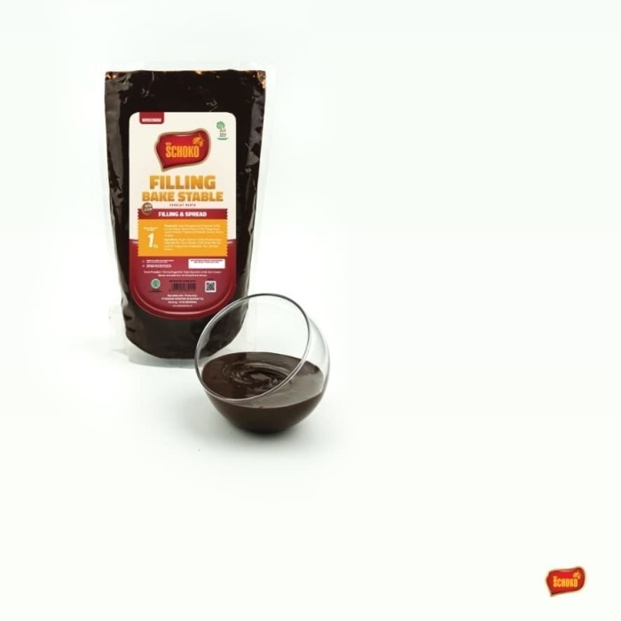 

New Arrival selai cokelat SCHOKO 1kg / isian roti / chocolate filling /