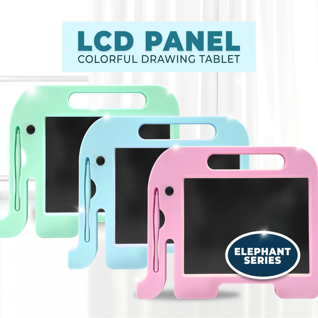 

LCD Writing Tablet Colourful With Drawing Pen Papan Tulis Digital / Papan Tulis Anak Edukasi Anak