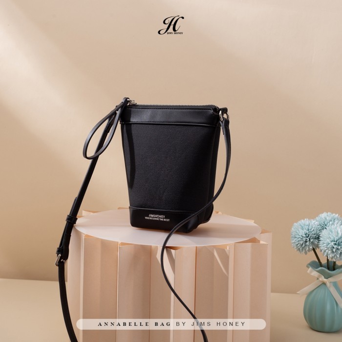 ✨W.H.Sw✨ - DISKON JIMS HONEY TAS SELEMPANG WANITA ANNABELLE BAG - BLACK