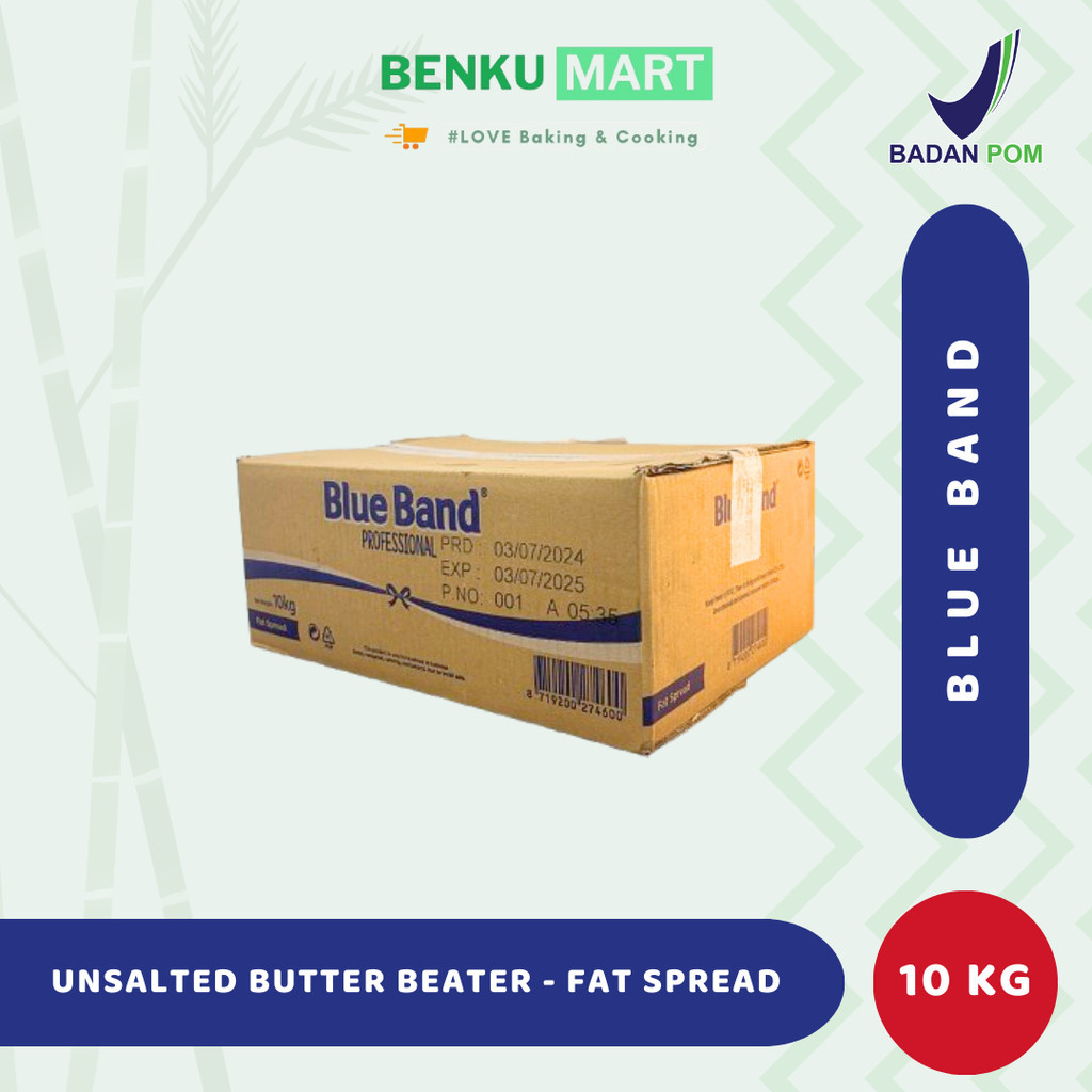 

Blue Band Unsalted Butter Beater - Fat Spread 10 Kg