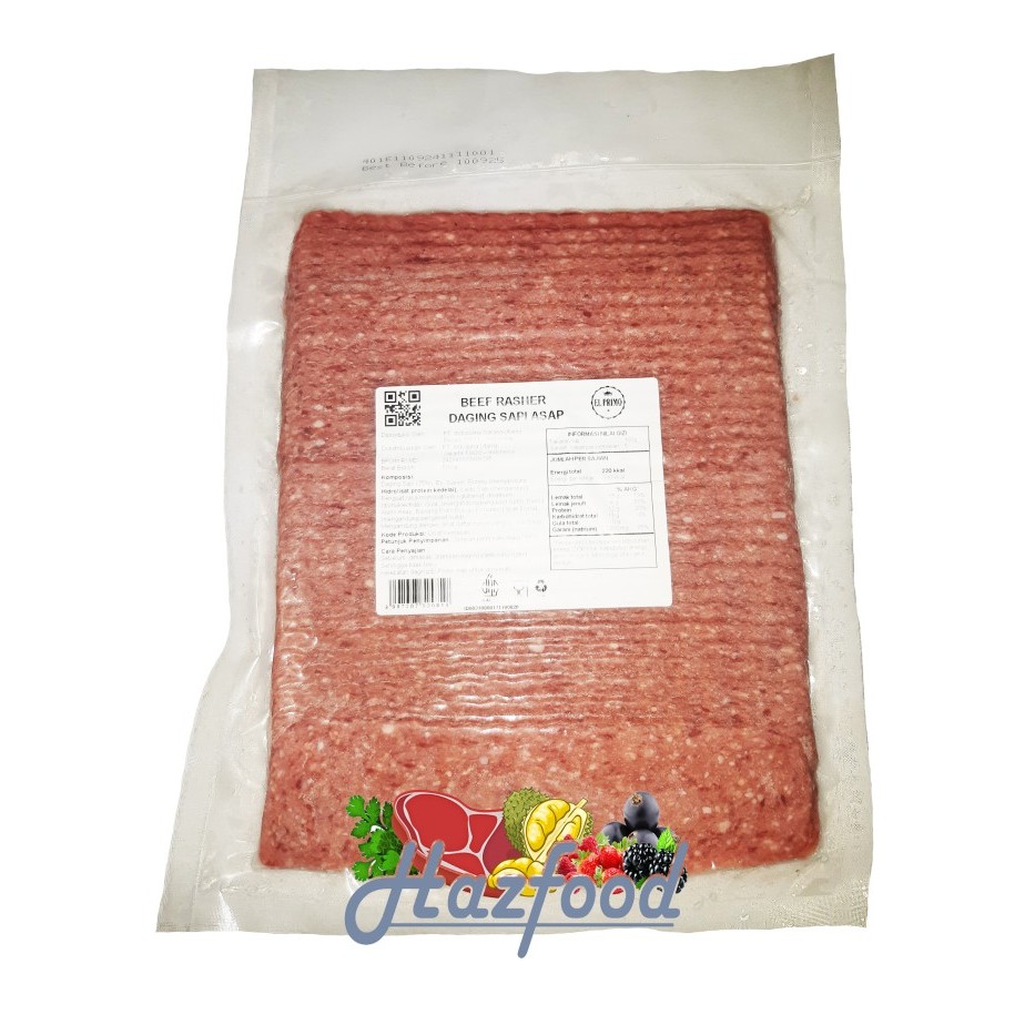 

El Primo Beef Rasher | Daging Sapi Asap 500 Gram