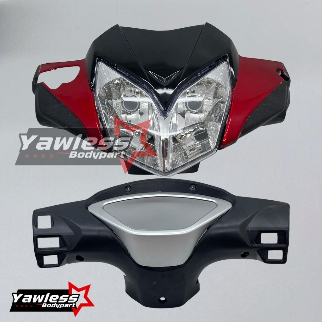 batok supra x 125 Batman warna Merah + Reflektor supra x 125 / batok lampu supra x 125