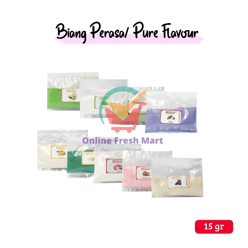 

Pure Biang/ Flavour/ Perasa Minuman & Makanan (15 gr) - Online Fresh Mart Denpasar