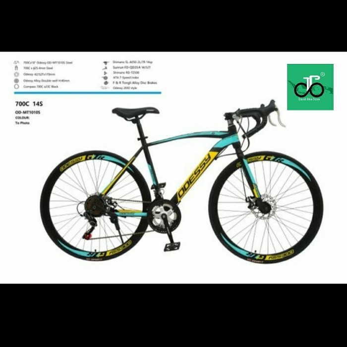 Sepeda Balap 700C (Road bike) Odessy MT1010S Terbaru