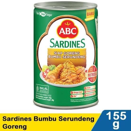 

Sarden Abc Serundeng 155Gr + Bonus Sambal Sachet
