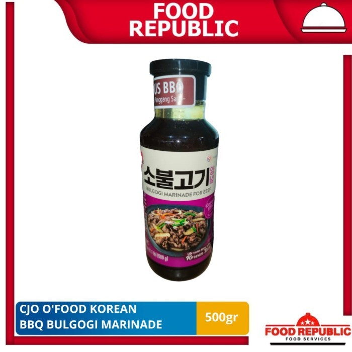 

New Arrival SAUCE MARINADE BEEF BULGOGI 500 GR CHUNG JUNG ONE - SAUS MARINASI BBQ