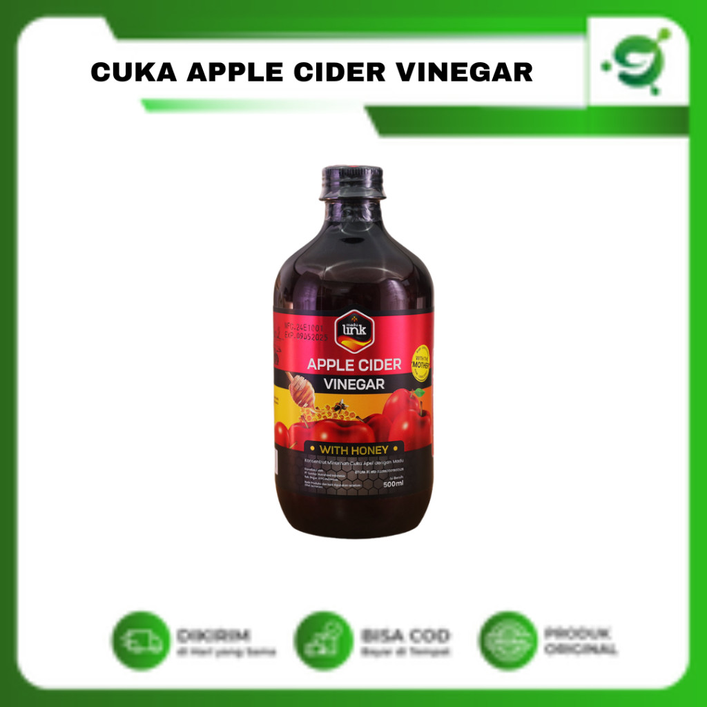 

Cuka Apel Plus Madu 500ml - Membantu Menurunkan Berat Badan