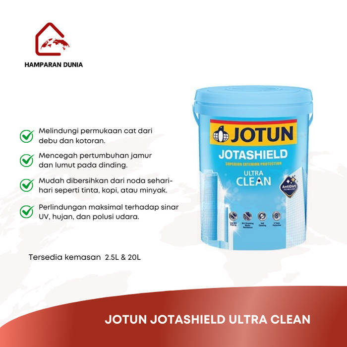 JOTUN JOTASHIELD ULTRA CLEAN - CAT TEMBOK | 20 LTR